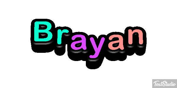 Brayan テキスト効果