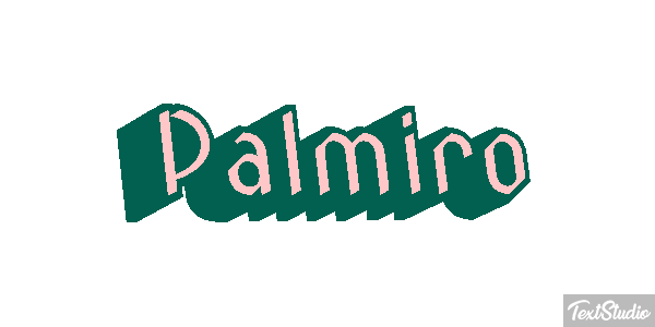 Palmiro Effetto testo