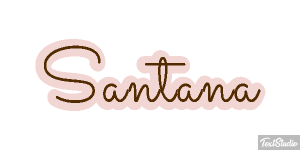 Santana Text effect