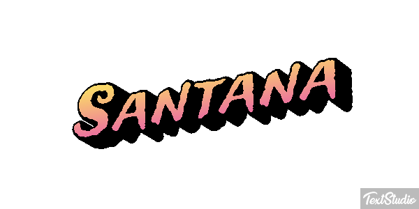 Santana Text effect