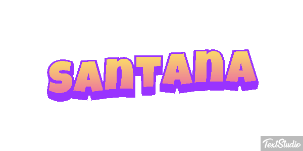Santana Text effect