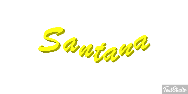 Santana Text effect