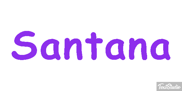 Santana Text effect