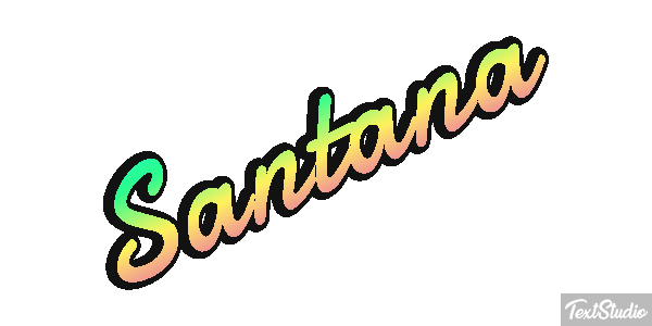 Santana Text effect