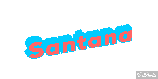 Santana Text effect