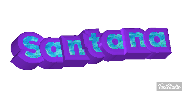 Santana Text effect