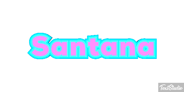 Santana Text effect