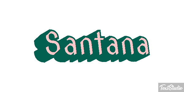 Santana Text effect