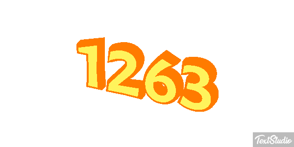 1263 Text effect