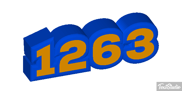 1263 Text effect