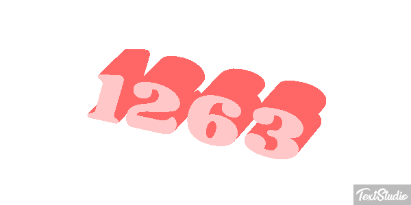 1263 Text effect
