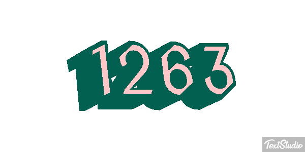 1263 Text effect