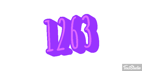 1263 Text effect