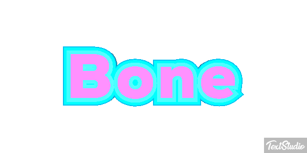 Bone Efekt tekstowy
