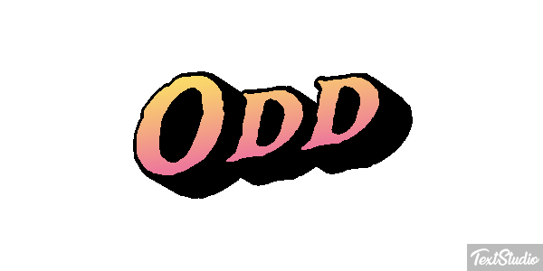 Odd Texteffekt