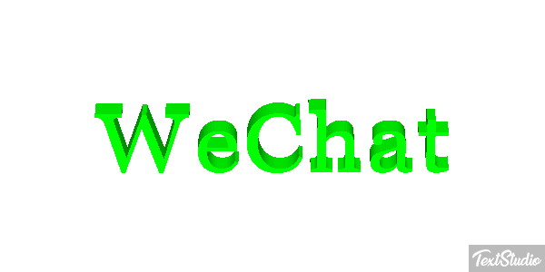 WeChat Tekst effect