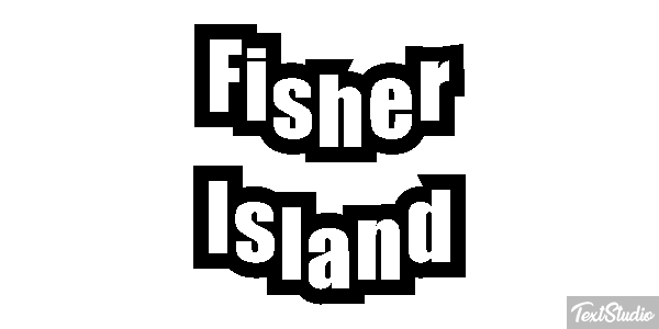 Fisher Island Efekt tekstowy