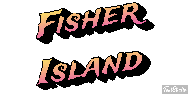 Fisher Island Efekt tekstowy