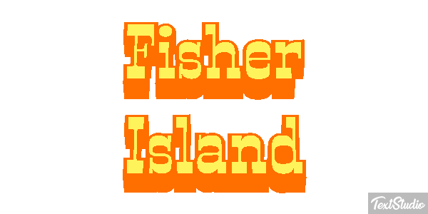 Fisher Island Efekt tekstowy
