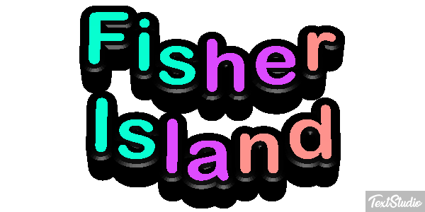 Fisher Island Efekt tekstowy