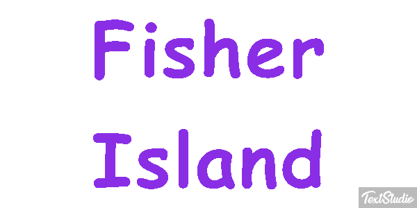 Fisher Island Efekt tekstowy