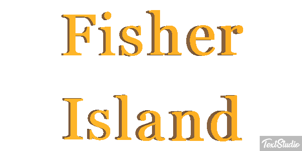 Fisher Island Efekt tekstowy