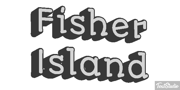 Fisher Island Efekt tekstowy