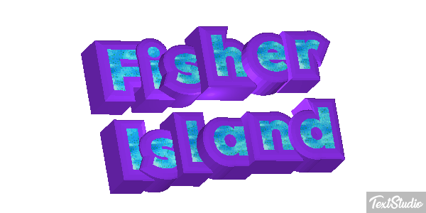Fisher Island Efekt tekstowy