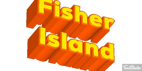Fisher Island Efekt tekstowy