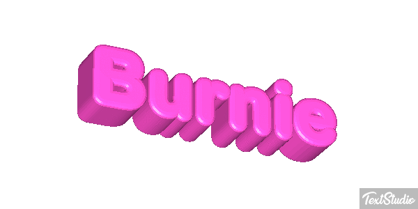 Burnie Text effect
