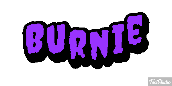 Burnie Text effect