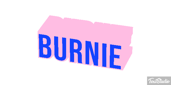 Burnie Text effect