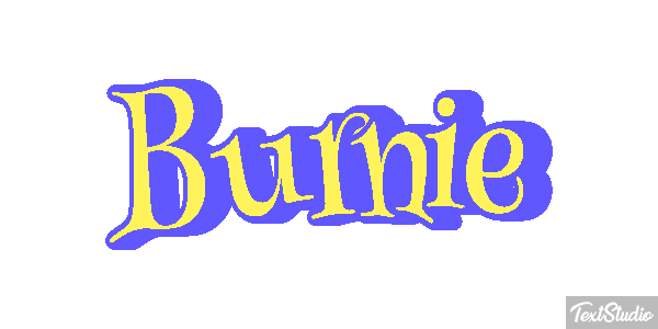 Burnie Text effect