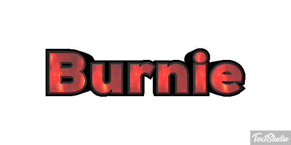 Burnie Text effect