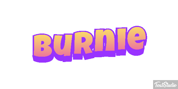 Burnie Text effect
