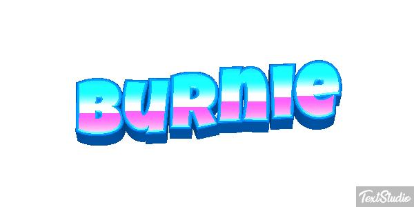 Burnie Text effect