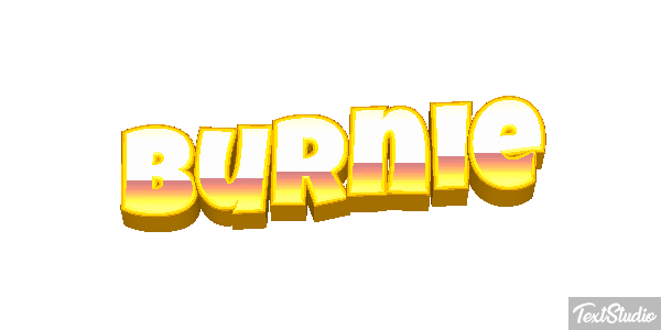 Burnie Text effect