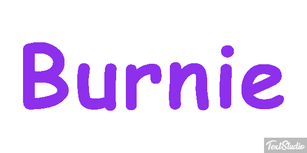 Burnie Text effect