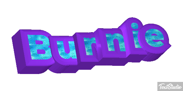 Burnie Text effect