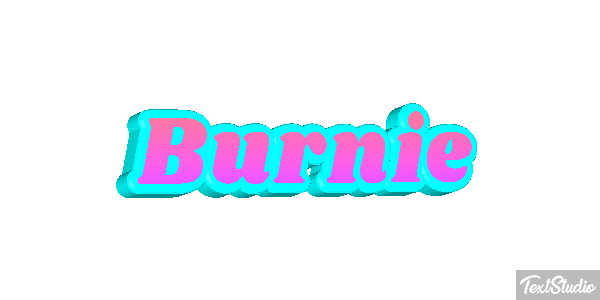 Burnie Text effect