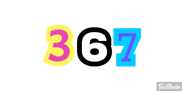 367 Текстовый эффект