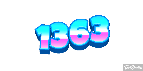 1363 Text effect