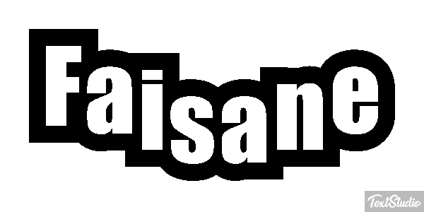 Faisane Texteffekt