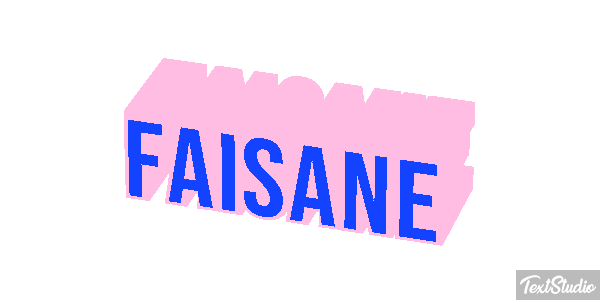Faisane Texteffekt