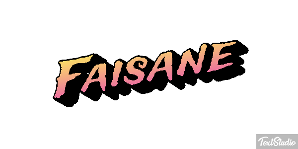 Faisane Texteffekt