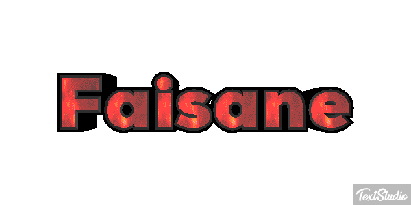 Faisane Texteffekt