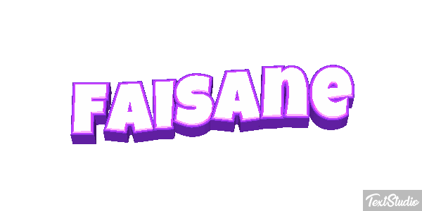 Faisane Texteffekt