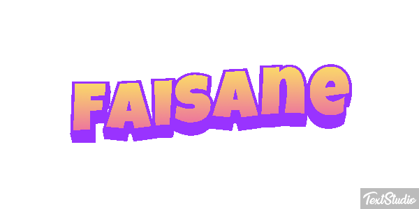 Faisane Texteffekt
