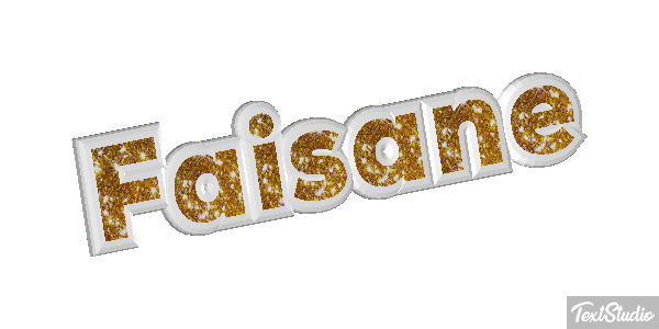 Faisane Texteffekt