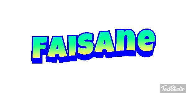 Faisane Texteffekt